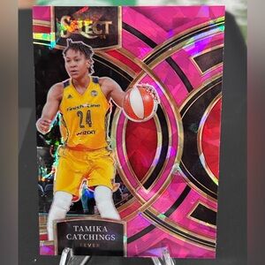 2024 Panini Select WNBA - Premier Level Tamika Catchings #184 Pink Ice Prizm